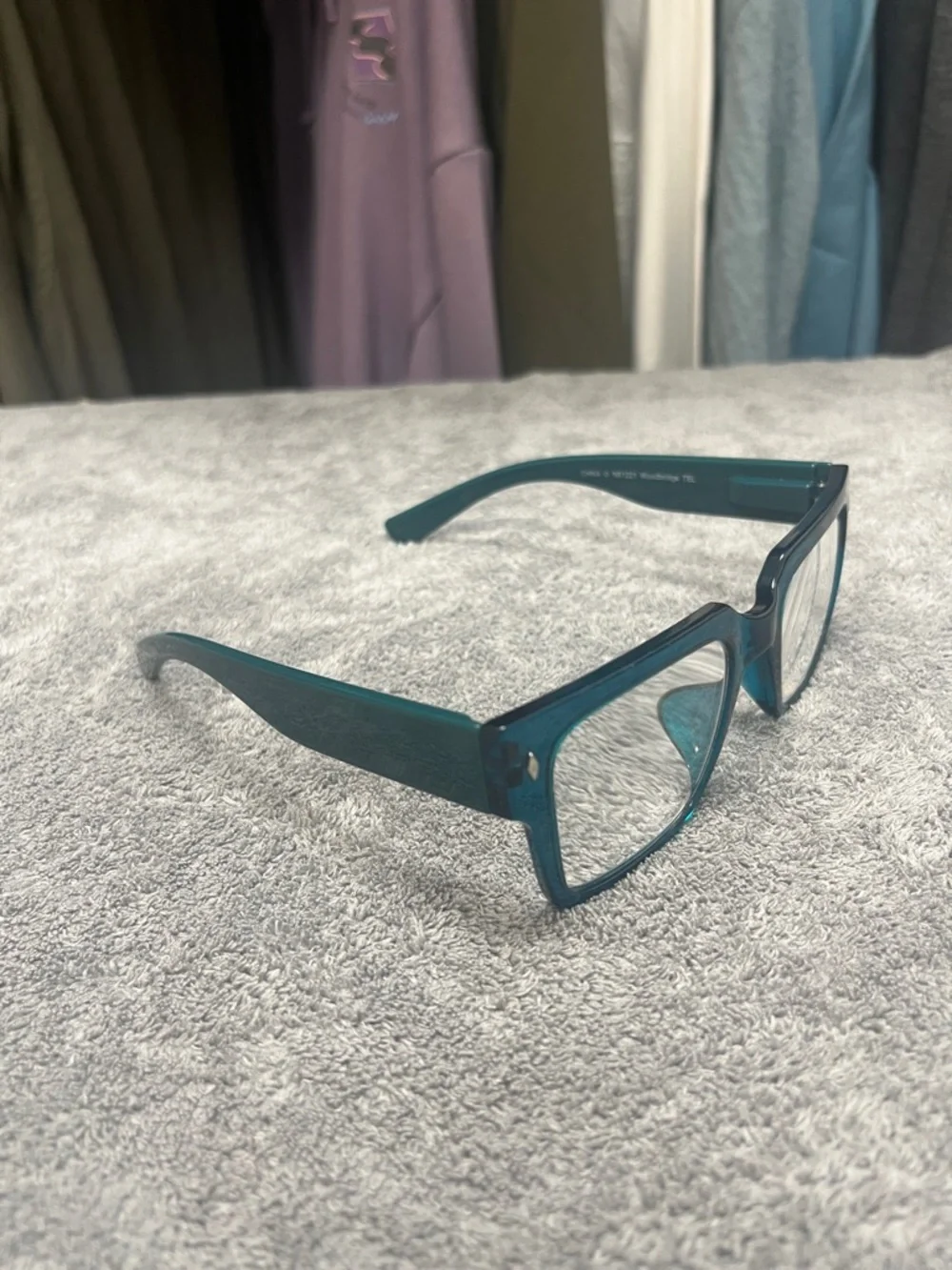 Foster Grant Teal Square Full-Rim Readers 1.75x